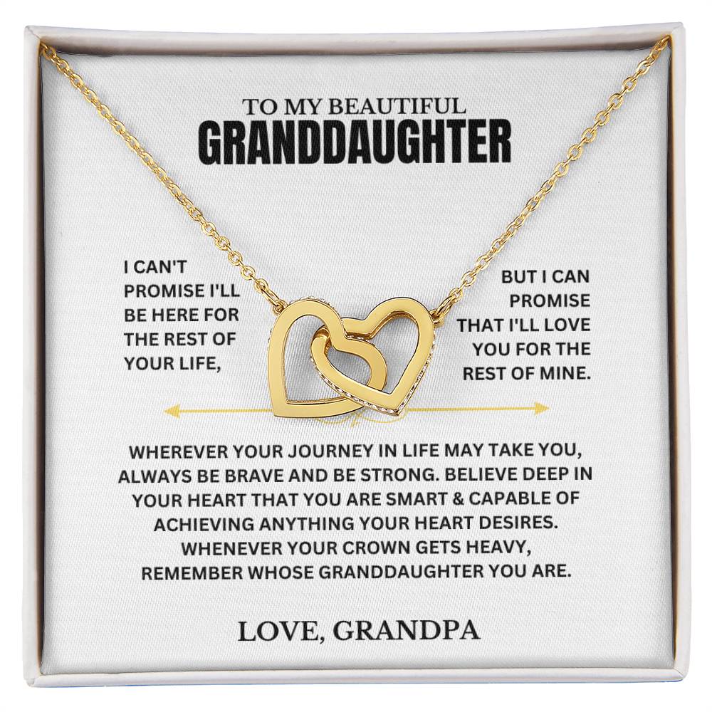 Granddaughter, Whenever Your Crown Gets Heavy, Love Grandpa