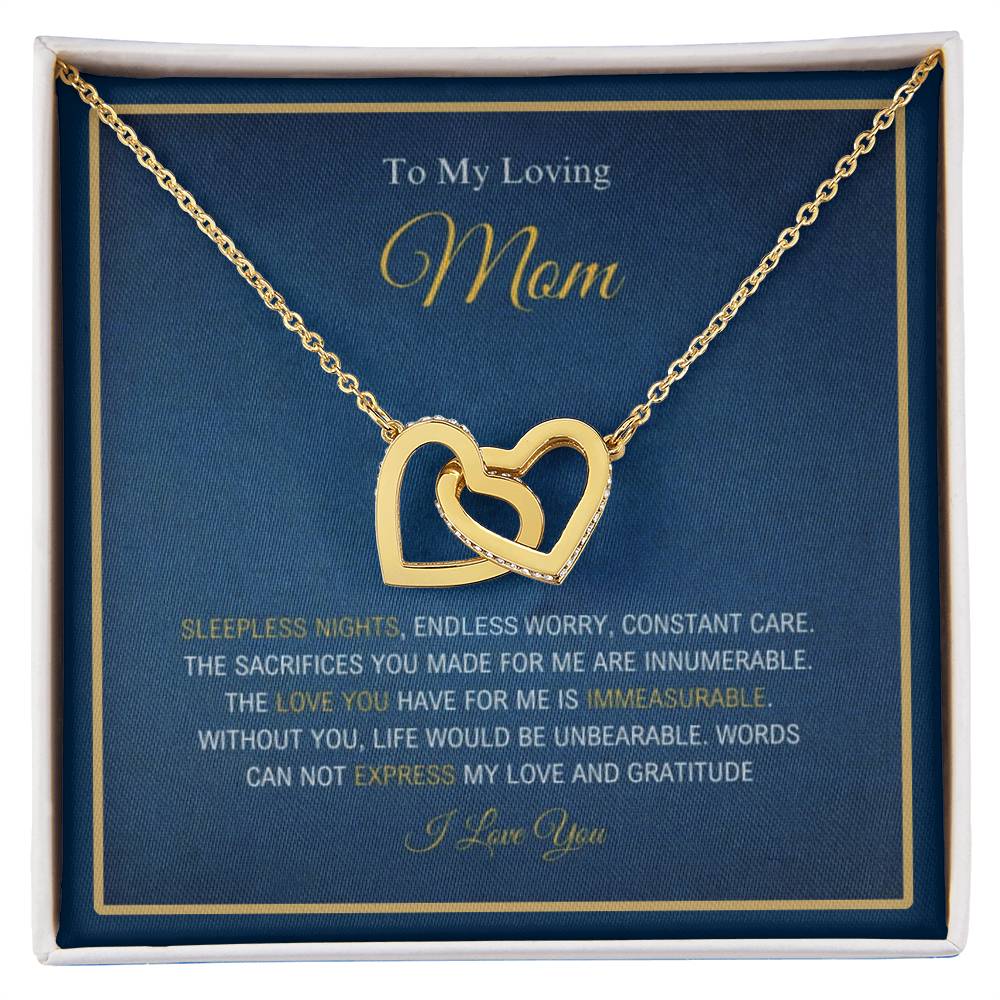 Loving Mom, Endless Gratitude for You, Necklace