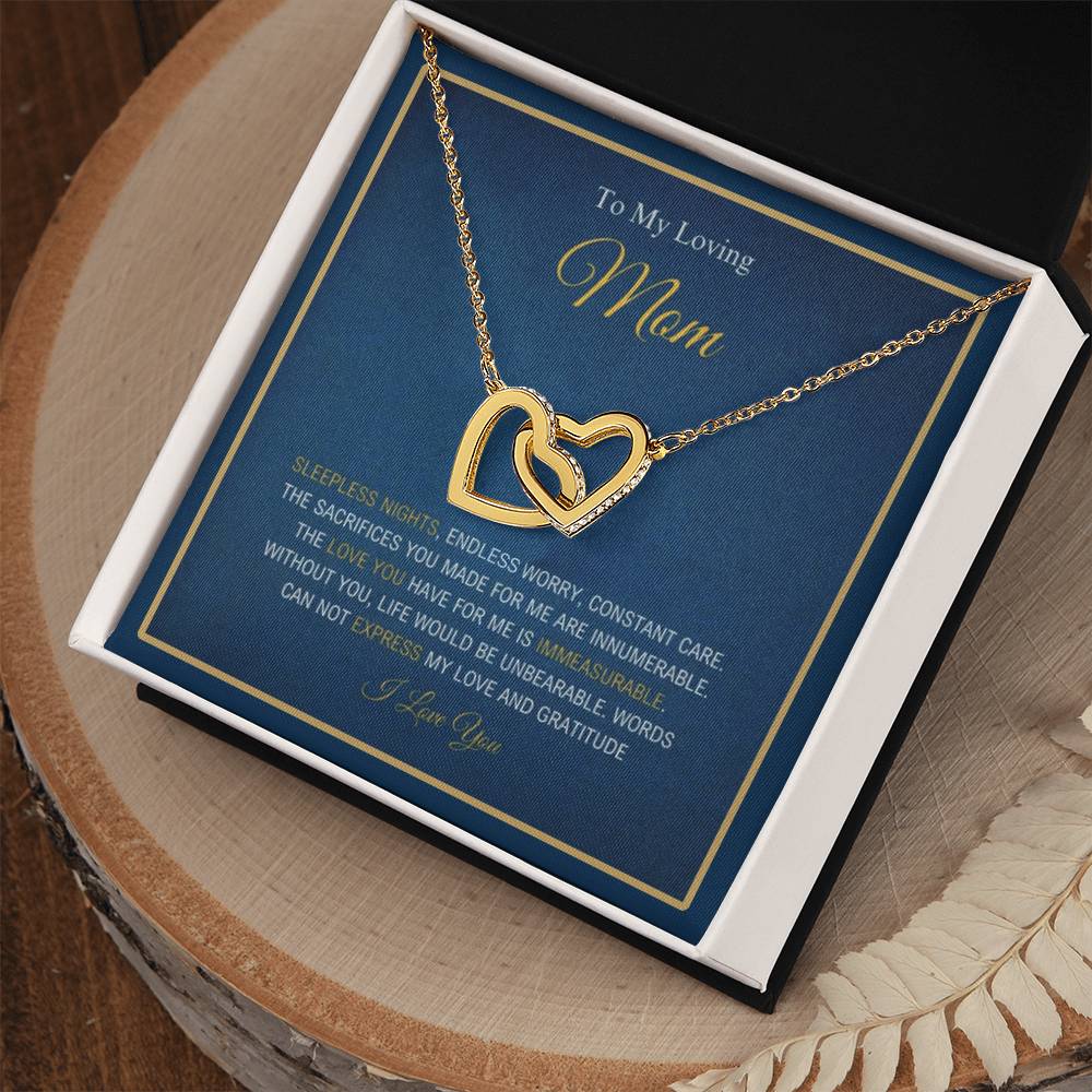 Loving Mom, Endless Gratitude for You, Necklace