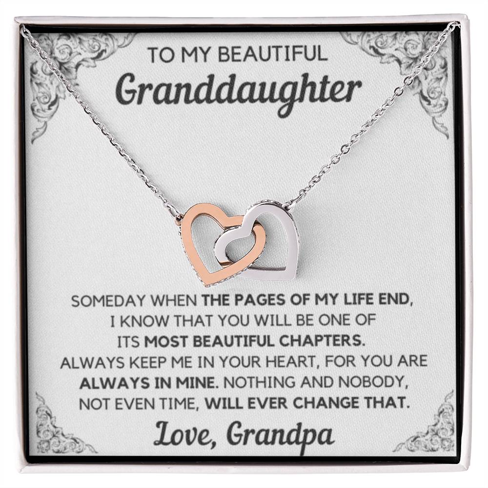 Beautiful Granddaughter, Keep My Heart Close, Love Grandpa