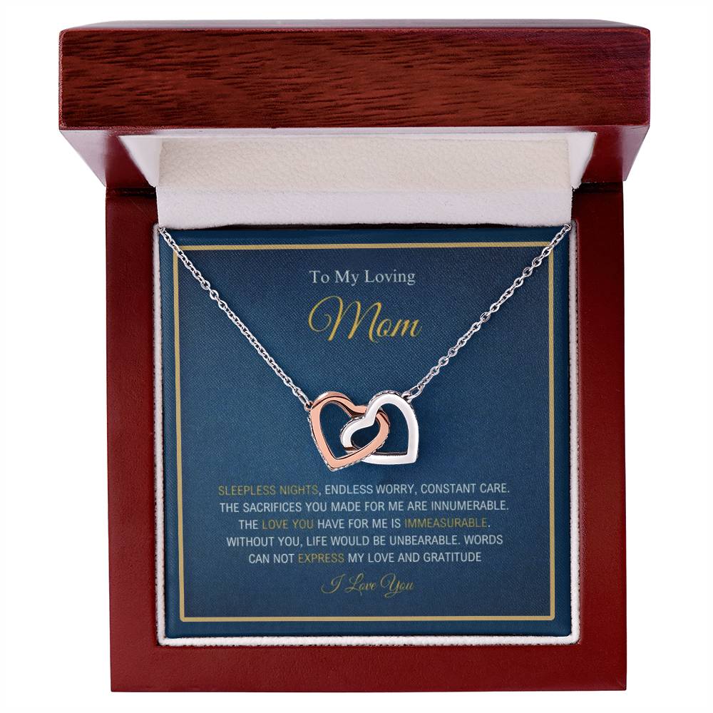 Loving Mom, Endless Gratitude for You, Necklace