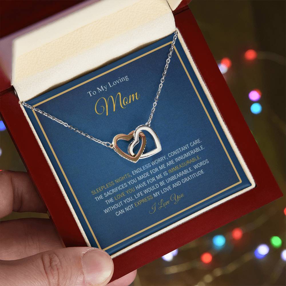 Loving Mom, Endless Gratitude for You, Necklace