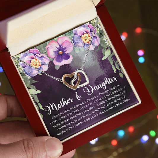 Mother and Daughter Necklace, an unbreakable bond.