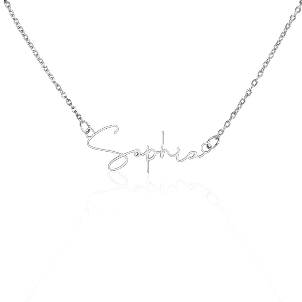 Personalized Elegance: Discover Your Name Necklace | Daughter Gift | From Mom to Daughter | From Dad to Daughter | Friend Gifts - BespokeBliss