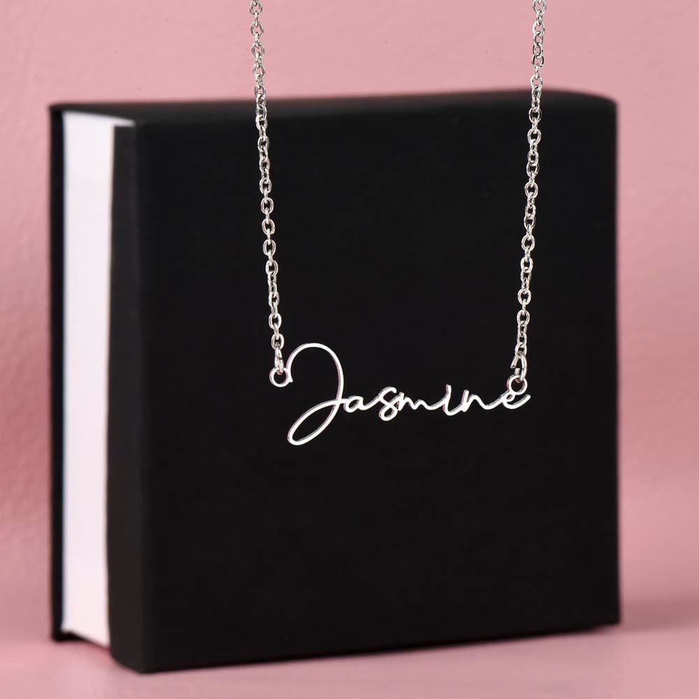 Personalized Elegance: Discover Your Name Necklace | Daughter Gift | From Mom to Daughter | From Dad to Daughter | Friend Gifts - BespokeBliss