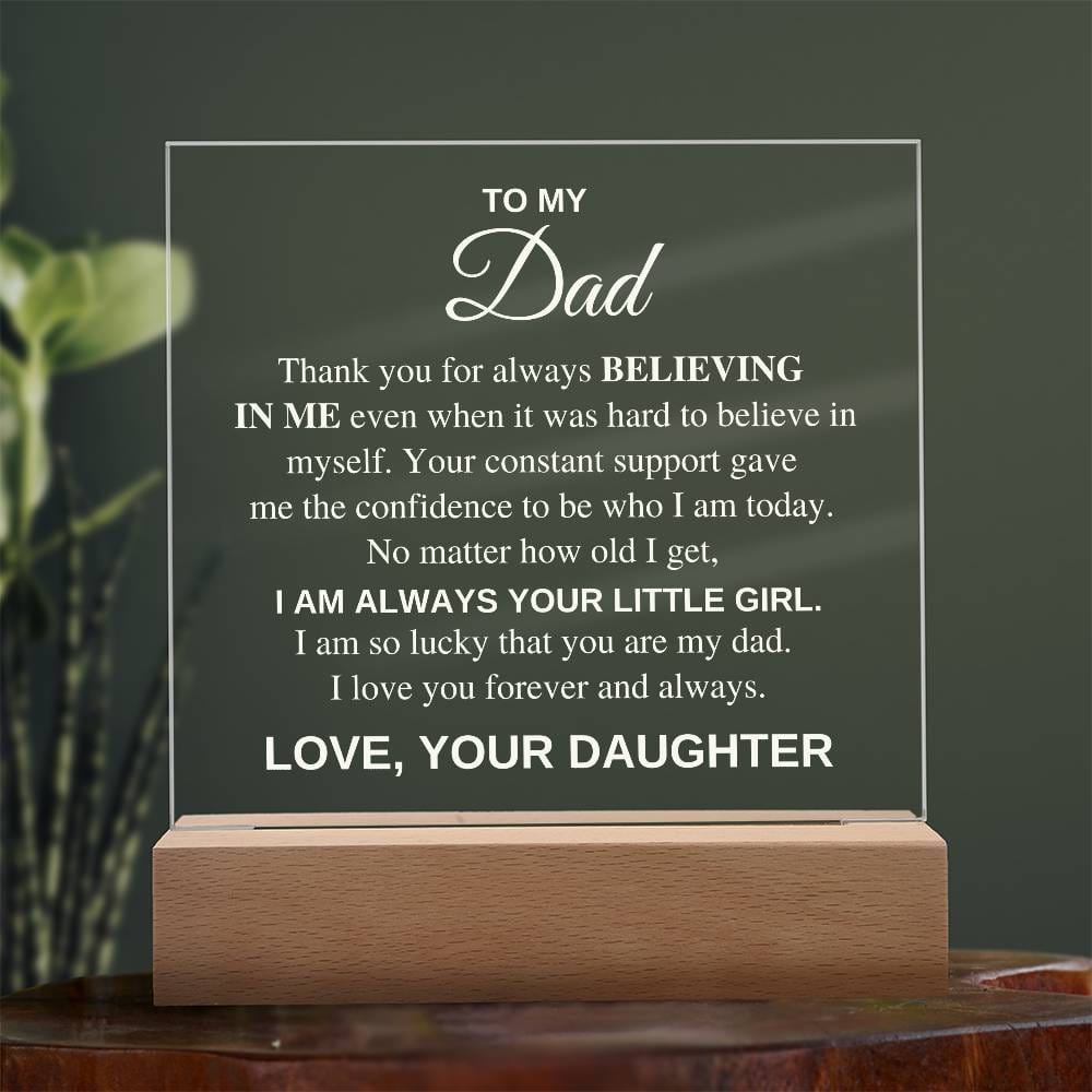 To My Dad, Thank You For Always Being There Love Your Daughter
