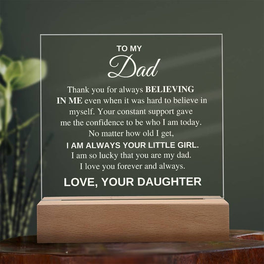 To My Dad, Thank You For Always Being There Love Your Daughter