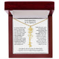 Beautiful Soulmate Birth Flower Name Necklace & Message Card