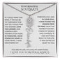 Beautiful Soulmate Birth Flower Name Necklace & Message Card