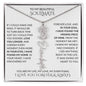 Beautiful Soulmate Birth Flower Name Necklace & Message Card