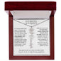 Beautiful Soulmate Birth Flower Name Necklace & Message Card