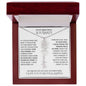 Beautiful Soulmate Birth Flower Name Necklace & Message Card