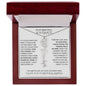 Beautiful Soulmate Birth Flower Name Necklace & Message Card