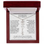 Beautiful Soulmate Birth Flower Name Necklace & Message Card