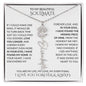 Beautiful Soulmate Birth Flower Name Necklace & Message Card