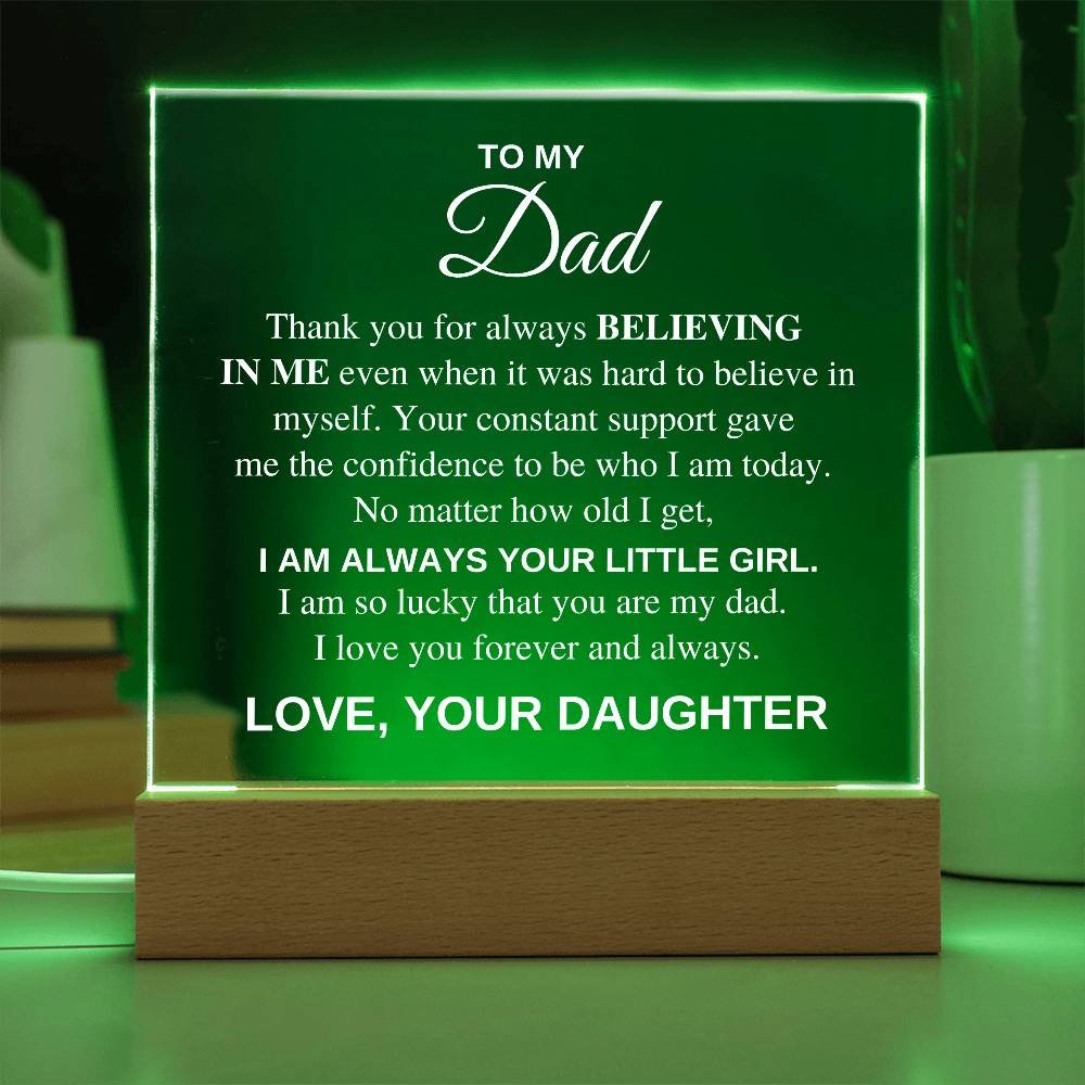 To My Dad, Thank You For Always Being There Love Your Daughter
