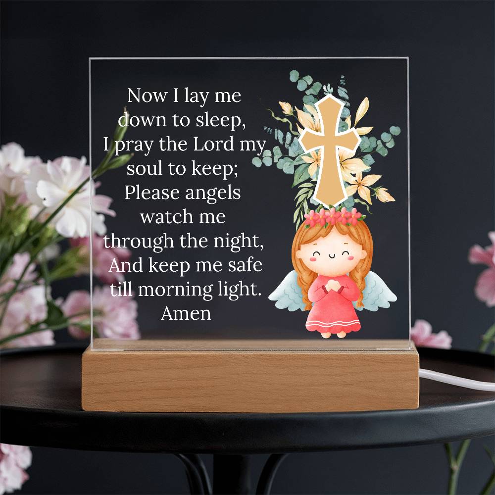 Now I lay Me Down To Sleep Children's Night Light
