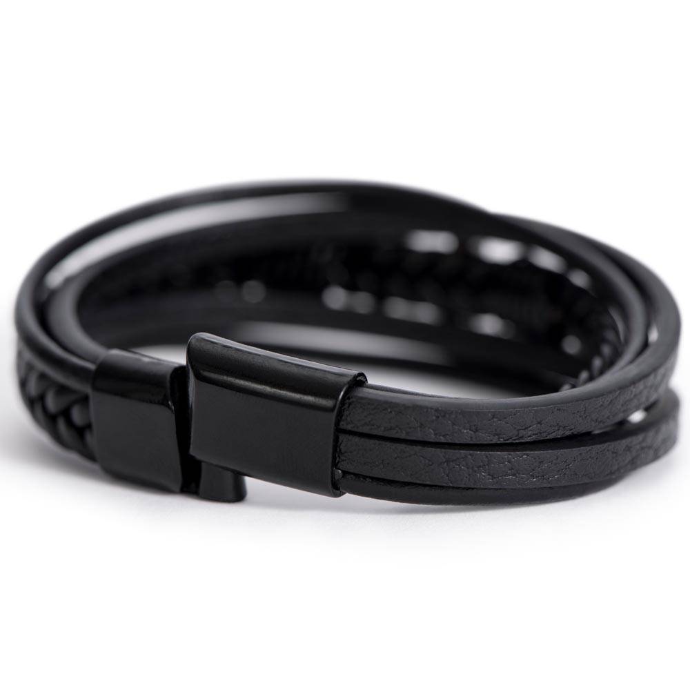 Stepped Up Dad, Thank You Bracelet | Step Dad Gift | Bonus Dad Gift