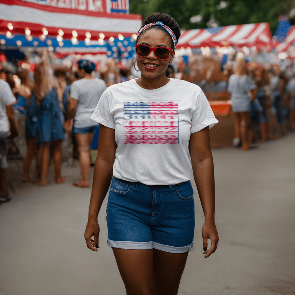 American grit, grind, and greatness Tee. Celebrate the 250 Year birthday with this unique flag tshirt design.