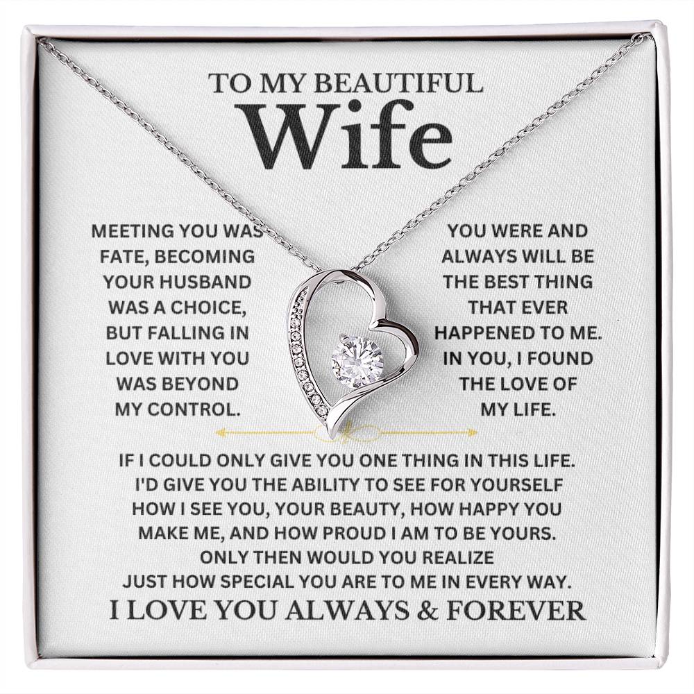 My Beautiful Wife Meeting You Was Fate, Becoming A Husband Was A Choice