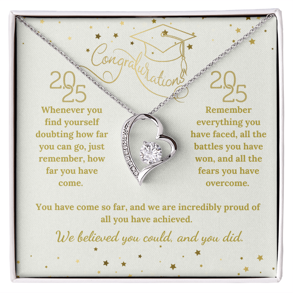 Forever Love Graduation Necklace - A Timeless Gift for Her!