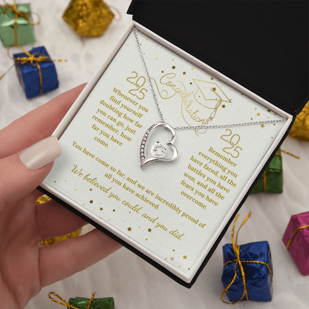Forever Love Graduation Necklace - A Timeless Gift for Her!