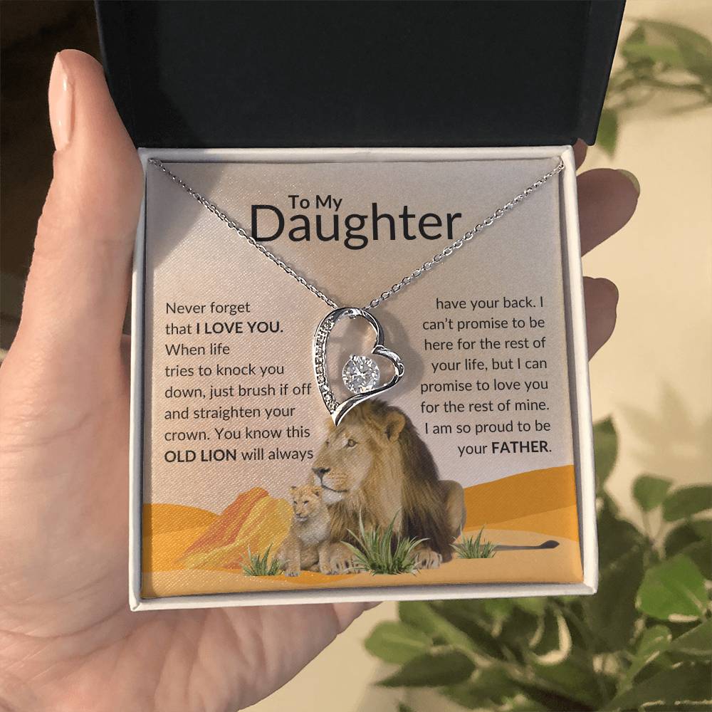 Dear Daughter, Never Forget This Old Lion Always Has Your Back.