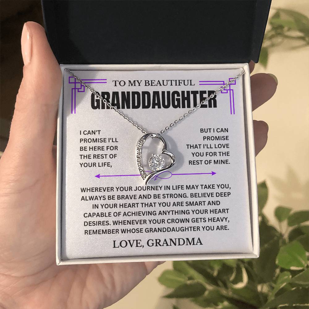 Beautiful Granddaughter, Love Grandma, I Love You, remember Whose Granddaughter You Are