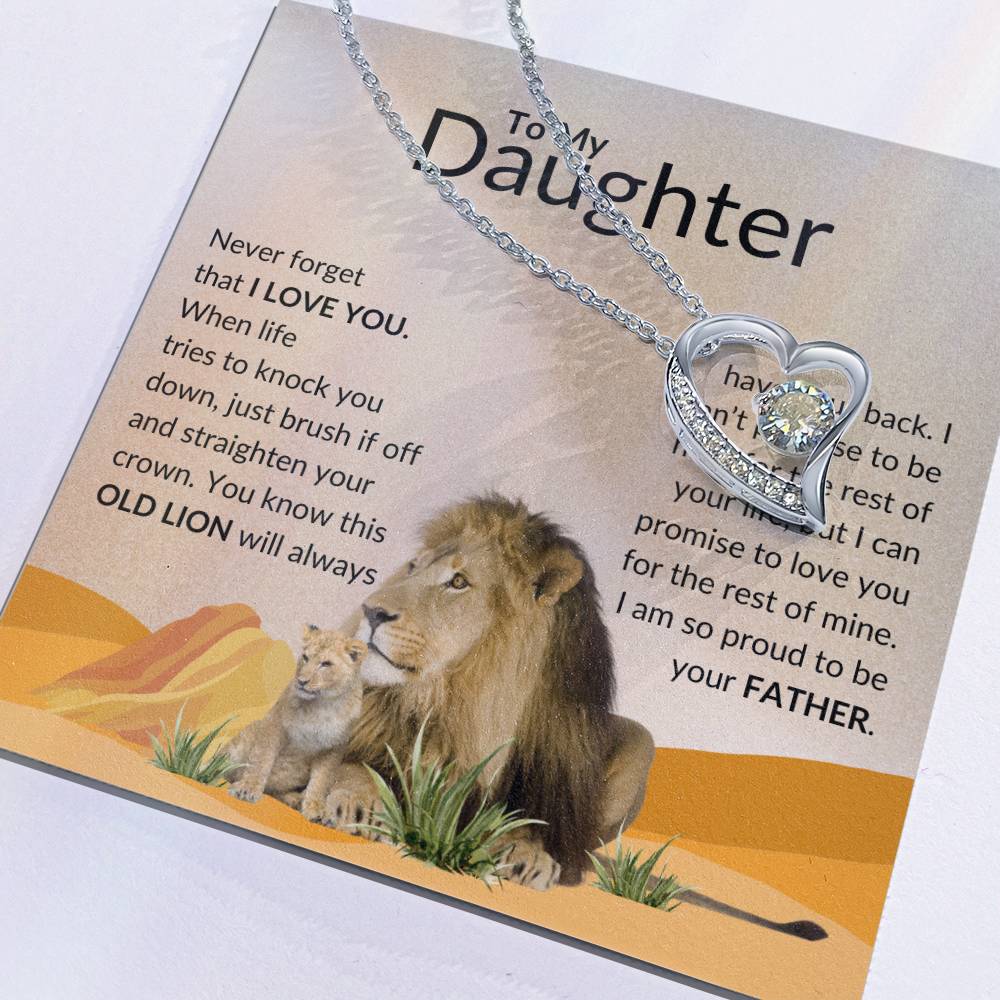 Dear Daughter, Never Forget This Old Lion Always Has Your Back.