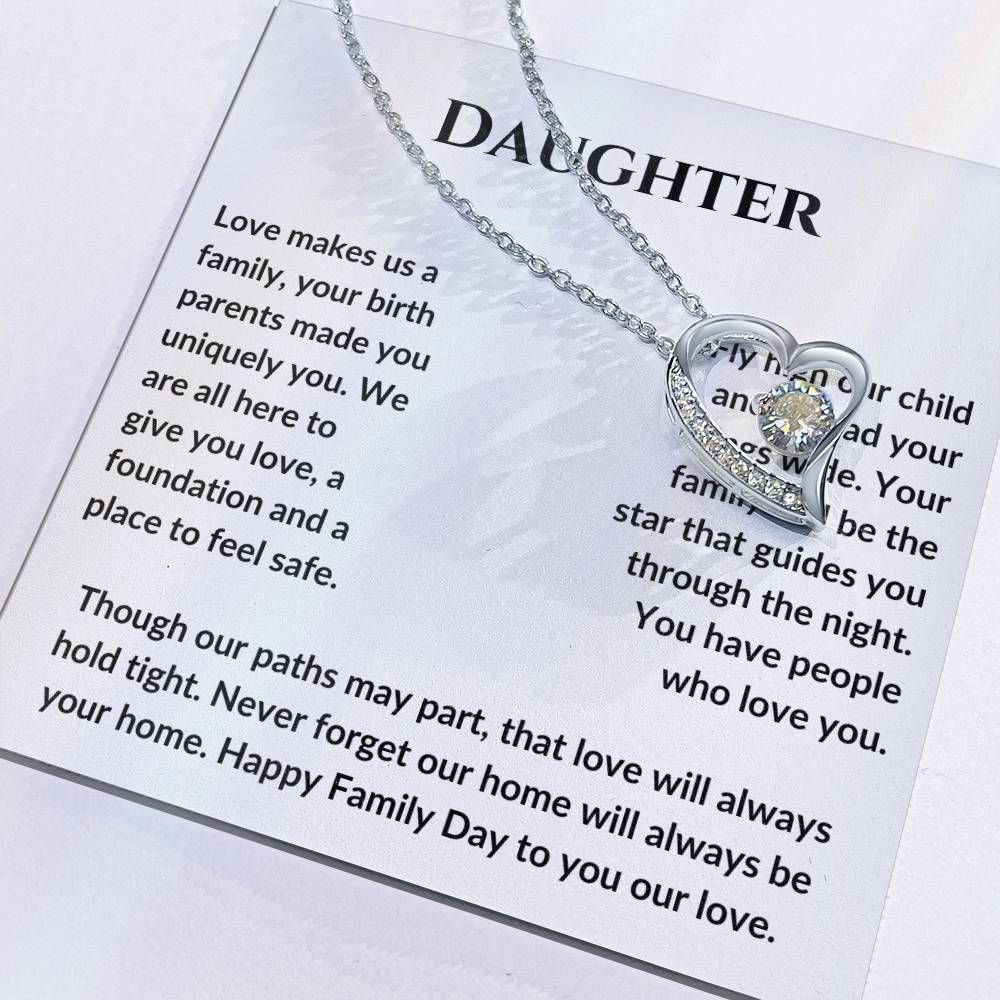 Daughter Love Makes Us Family, Your Birth Parens Made You Uniquely You MBB037