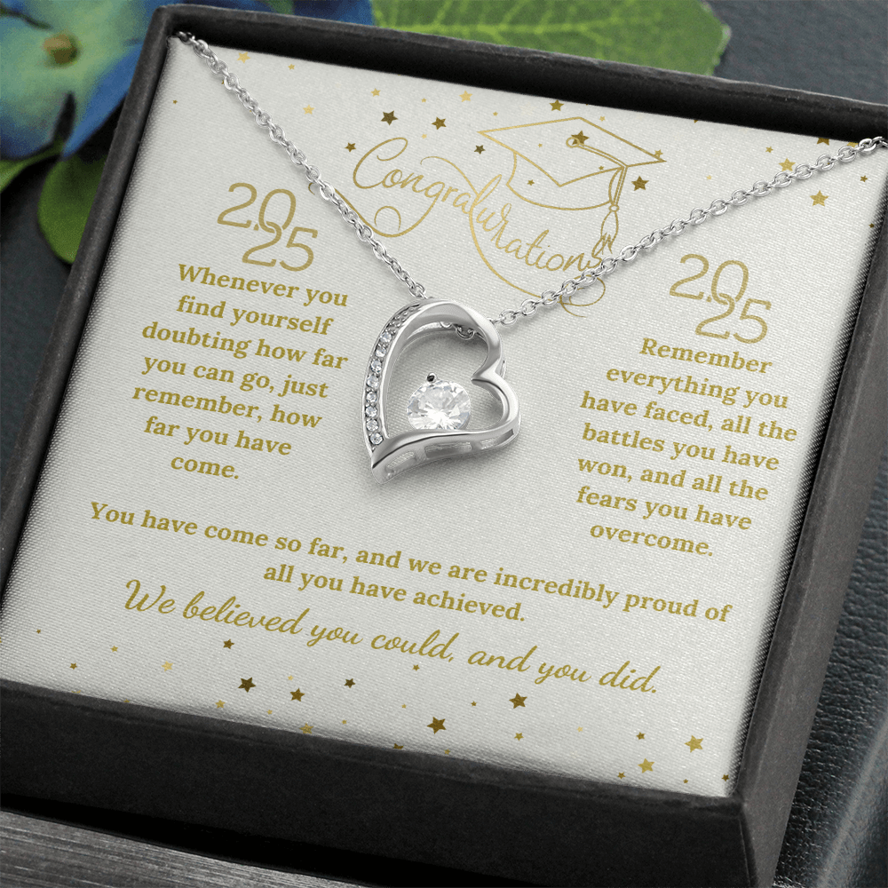 Forever Love Graduation Necklace - A Timeless Gift for Her!