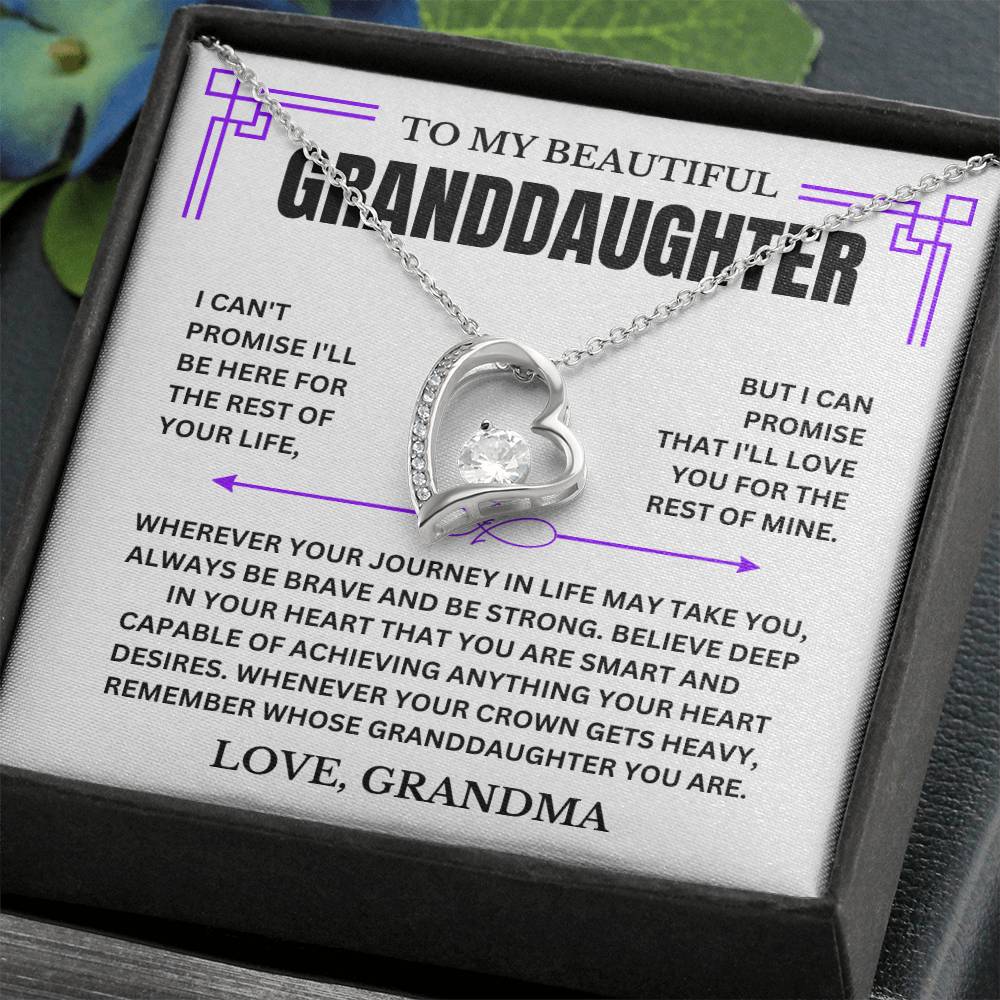 Beautiful Granddaughter, Love Grandma, I Love You, remember Whose Granddaughter You Are