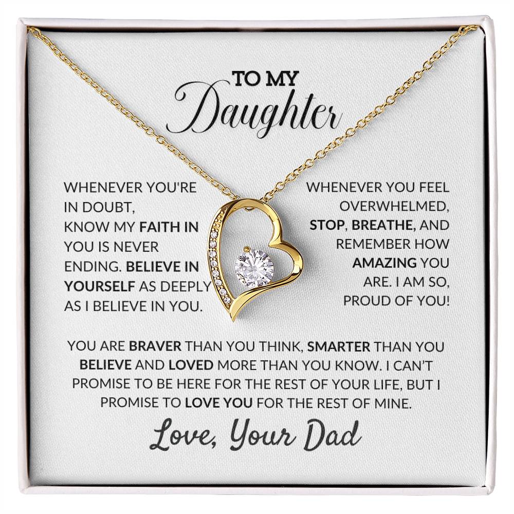 To My Daughter, Love Your Dad