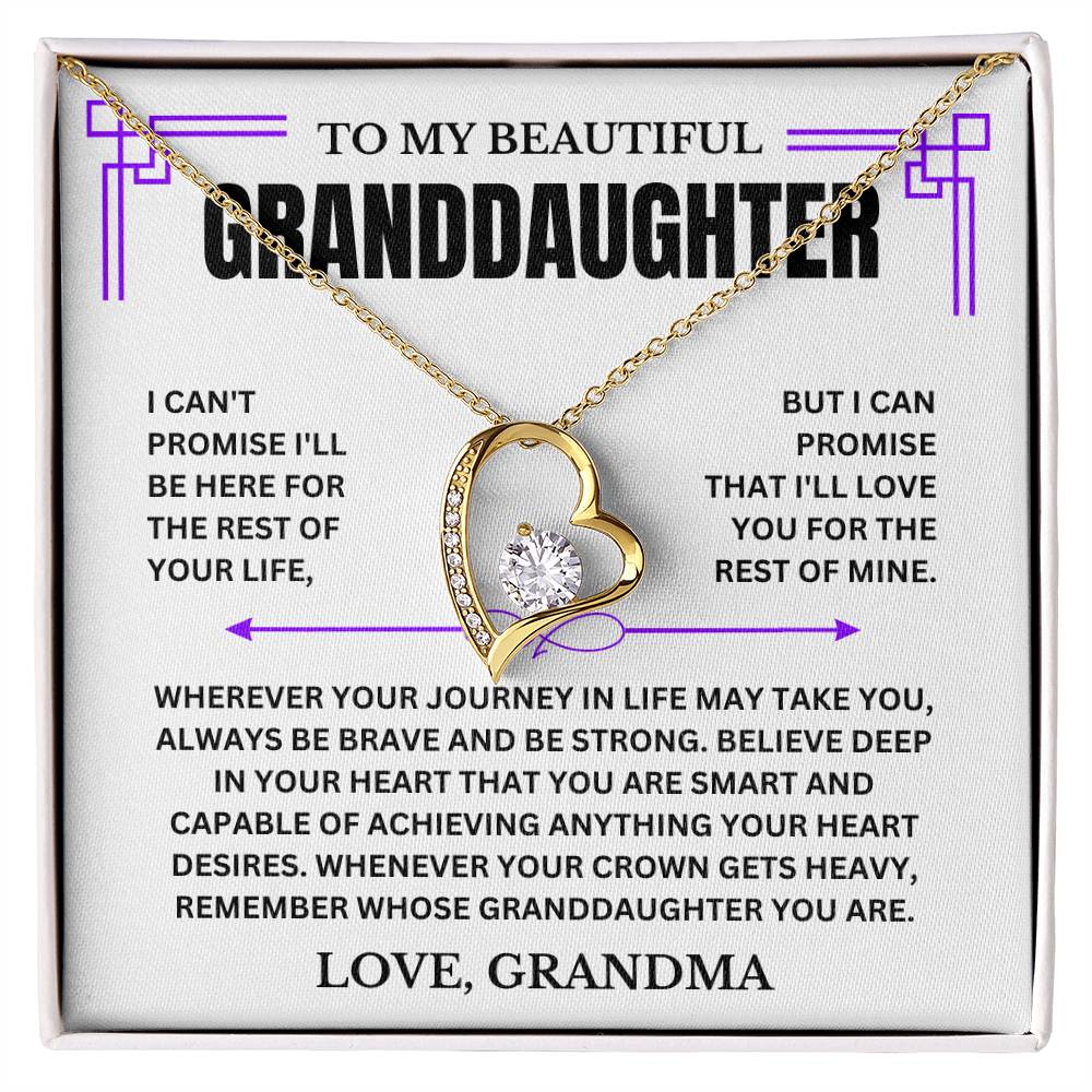 Beautiful Granddaughter, Love Grandma, I Love You, remember Whose Granddaughter You Are