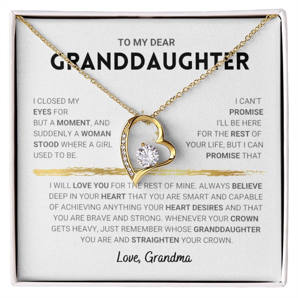 Granddaughter, You are All Grown, Remember Who You Are, Love Grandma
