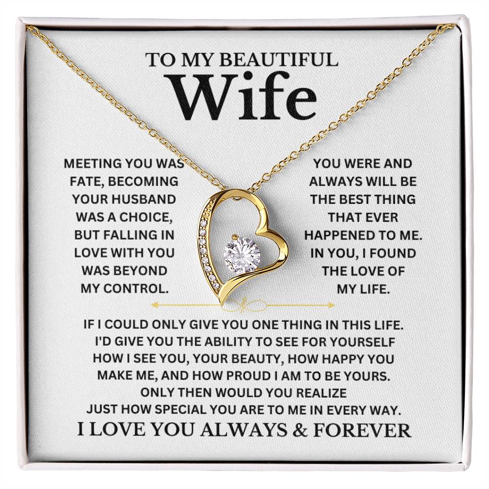 My Beautiful Wife Meeting You Was Fate, Becoming A Husband Was A Choice