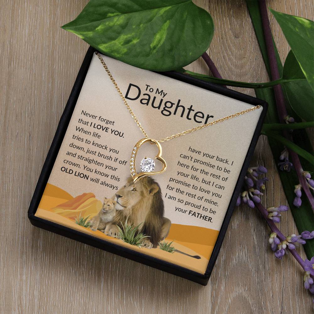 Dear Daughter, Never Forget This Old Lion Always Has Your Back.