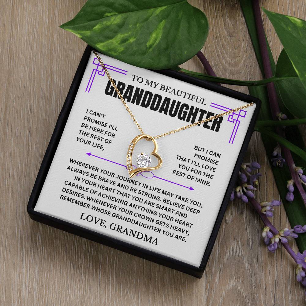 Beautiful Granddaughter, Love Grandma, I Love You, remember Whose Granddaughter You Are