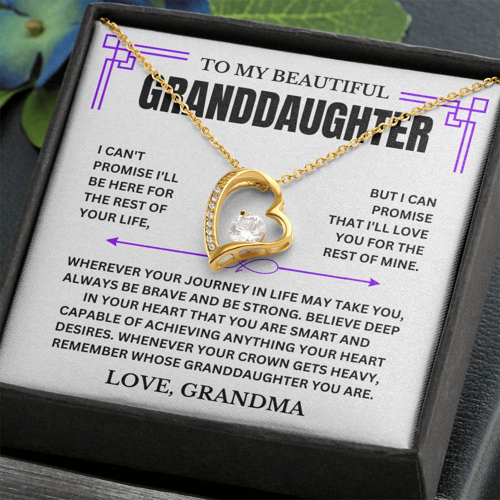 Beautiful Granddaughter, Love Grandma, I Love You, remember Whose Granddaughter You Are