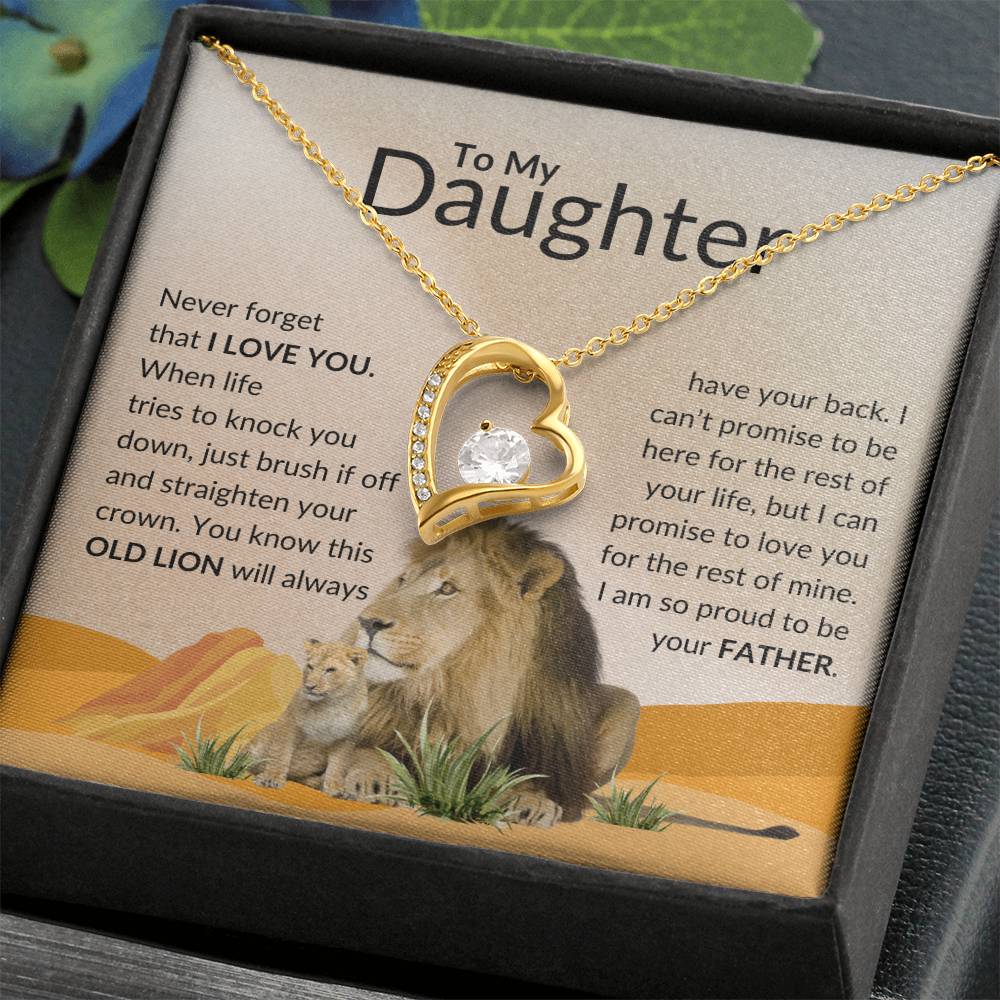 Dear Daughter, Never Forget This Old Lion Always Has Your Back.