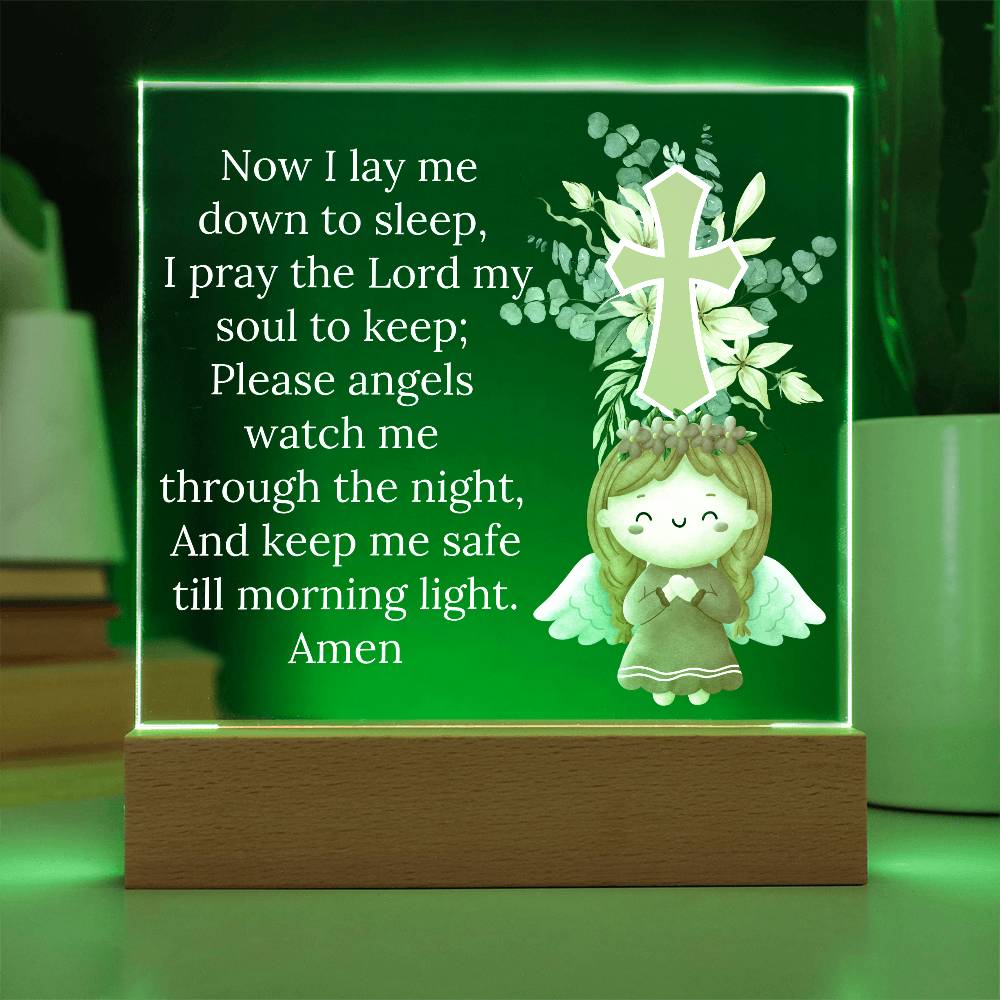 Now I lay Me Down To Sleep Children's Night Light