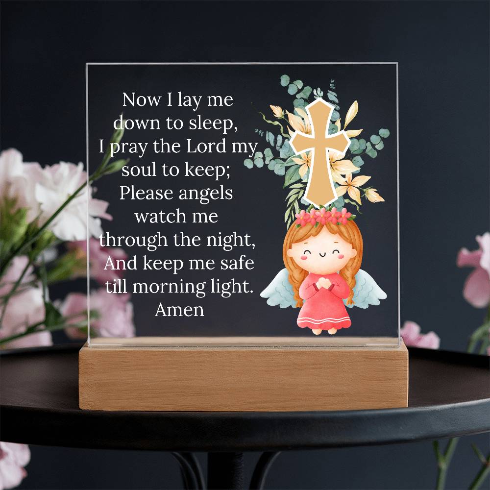 Now I lay Me Down To Sleep Children's Night Light