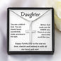 Daughter You Are A Child Of God Happy Family Day MBB036