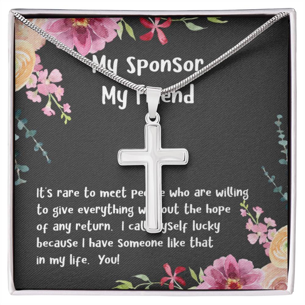 Thank You To My Sponsor, My Friend, You Are Appreciated.