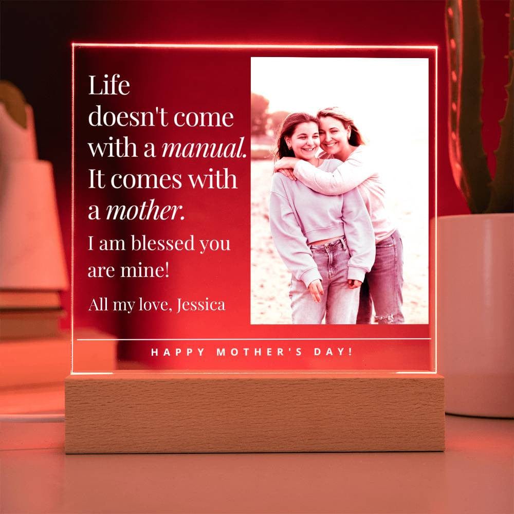 Life Doesn't Come With A Manual (Personalized) Mom Acrylic
