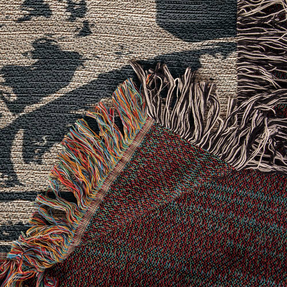 Through the Fire Prayer Blanket – Christian Woven Throw, Faith-Based Encouragement Gift, Strength & Recovery Blanket