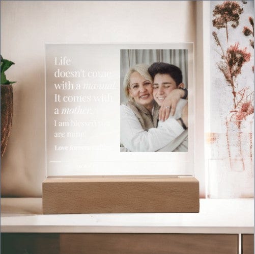 Life Doesn't Come With A Manual (Personalized) Mom Acrylic