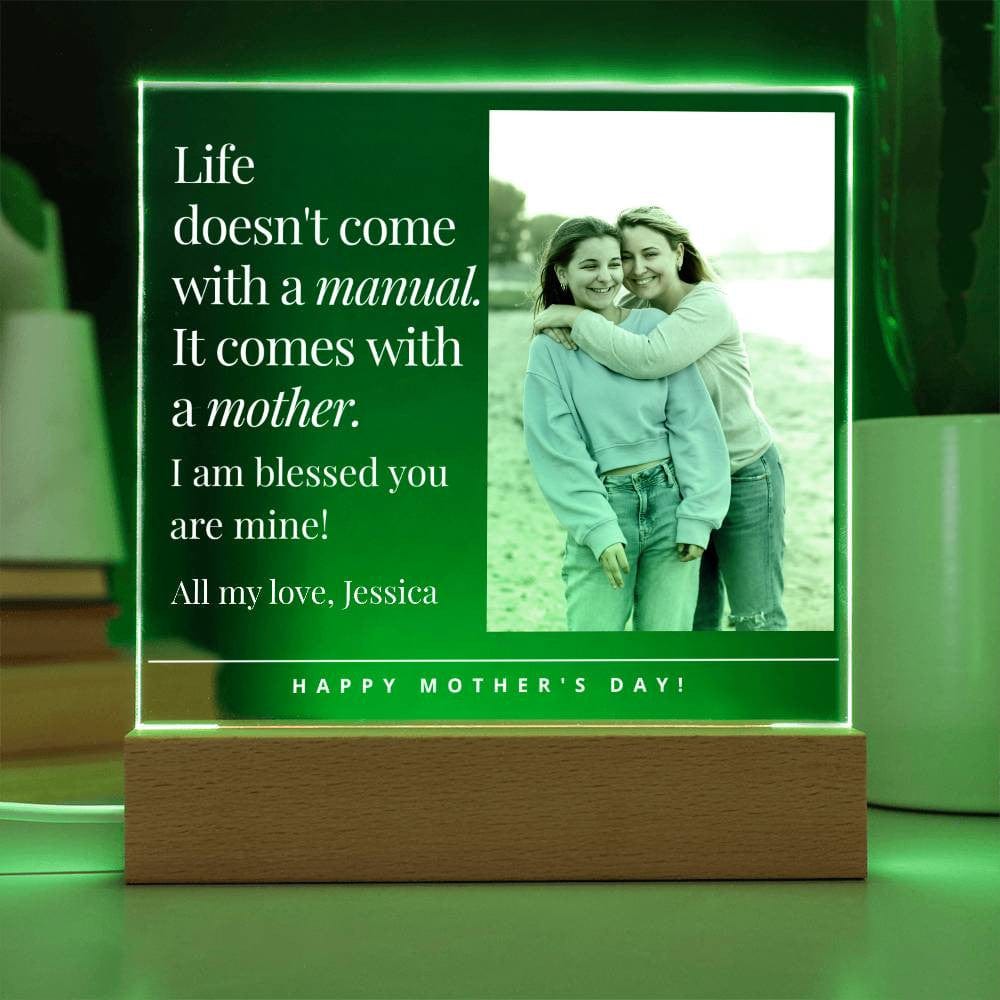 Life Doesn't Come With A Manual (Personalized) Mom Acrylic