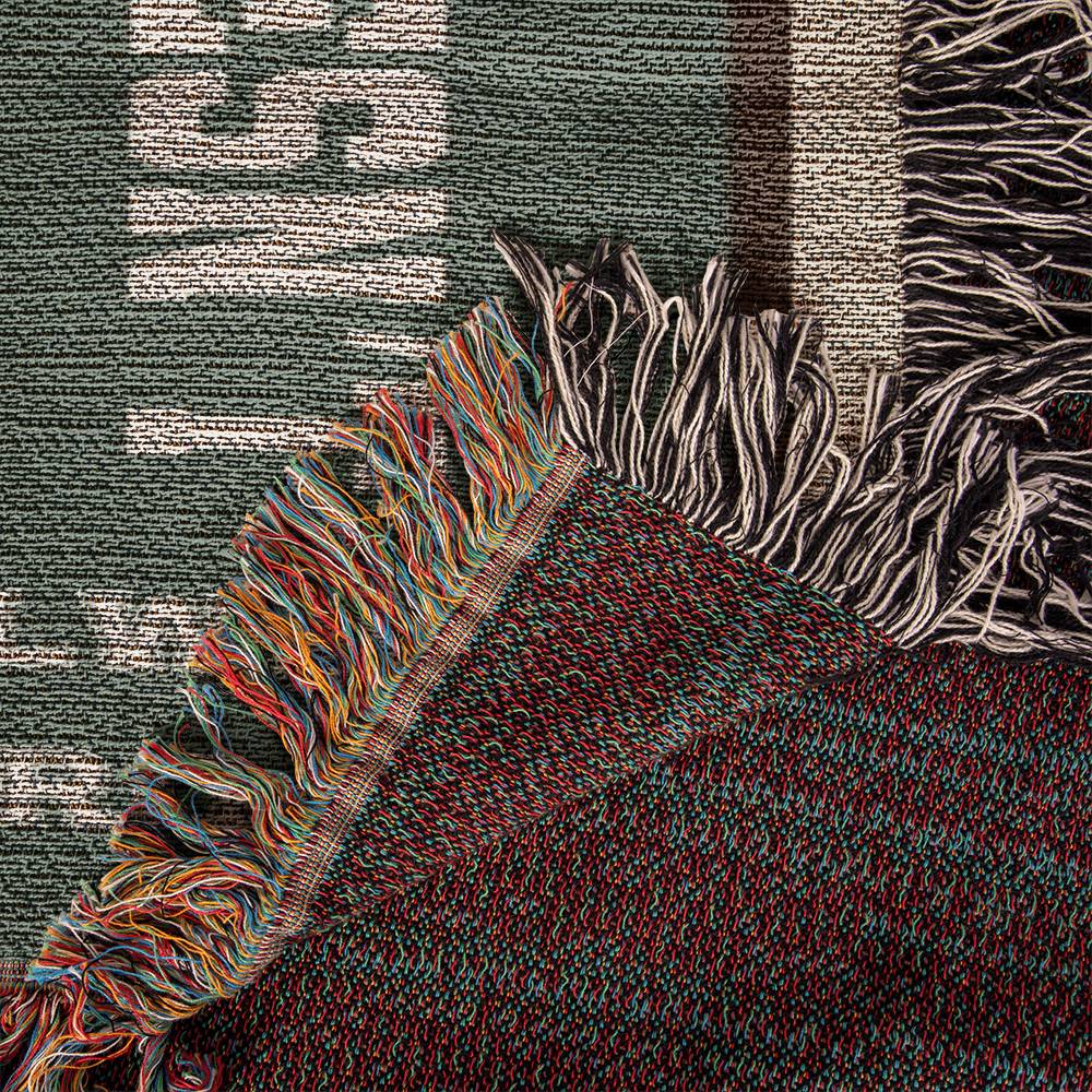Strength Doesn’t Always Roar, Motivational Woven Christian Throw,