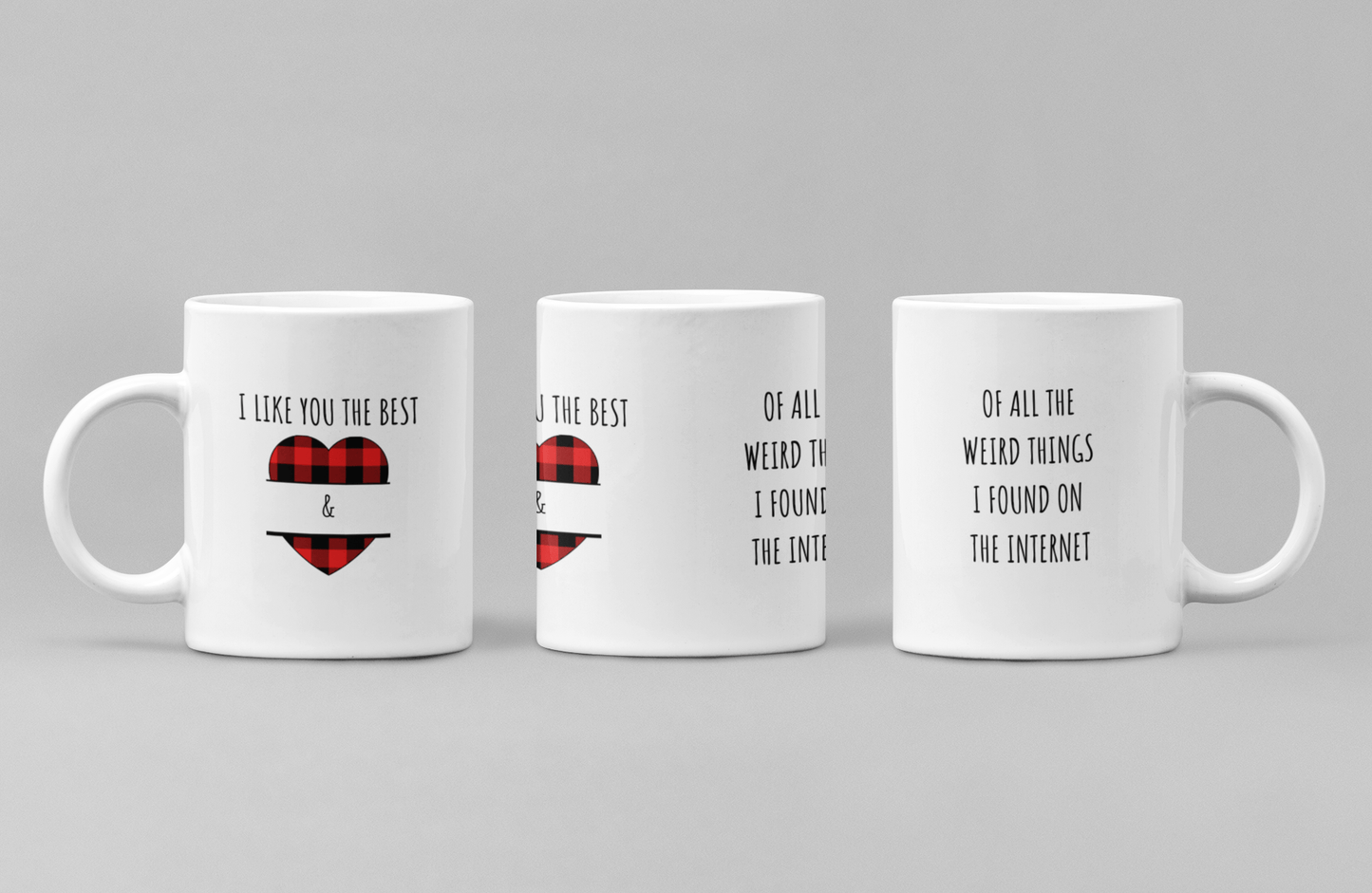 I like you the best personalized 15oz White Mug